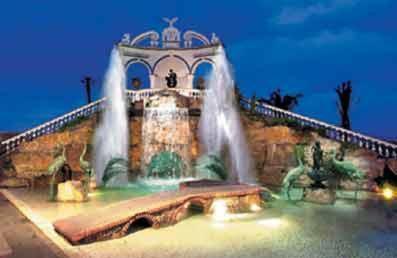 Grand Hotel La Sonrisa SantʼAntonio Abate Esterno foto Fountain of the Three Kings